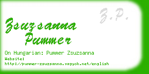 zsuzsanna pummer business card
